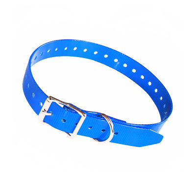 Collier pour chien - Ajustable avec boucle - 260-385 mm, bleu clair
