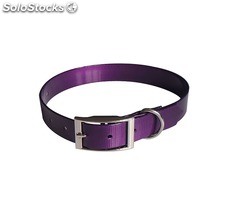 Collier pour chien - Ajustable avec boucle - 260-385 mm, violet