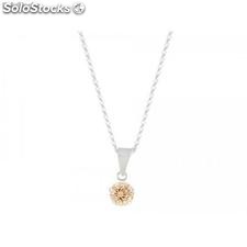 COLLIER ZIRCONIA 6 MM CHAMPAGNE