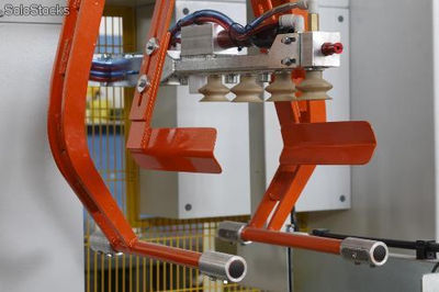 Colocador de sacos automático para sacos valvulados da Overal lProject