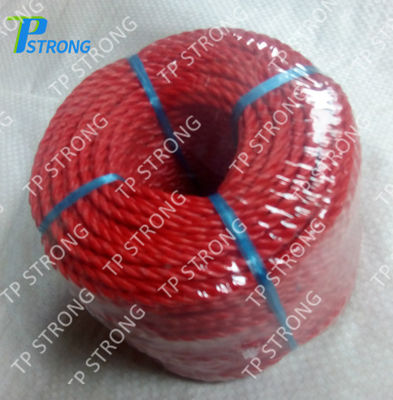 Color rojo polietileno cuerda y cuerda tigre para la venta