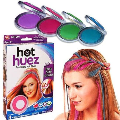 Coloration 4 pcs cheveux craie kit couleur pastel temporaire &amp;quot;hot huez&amp;quot; - Photo 2