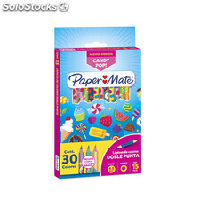 Colores paper mate candy pop doble punta 15/30