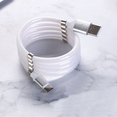 Colorful Absorción Cable magnético Celular Micro usb Apple iPhone C cable