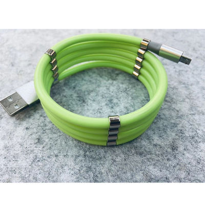 Colorful Absorción Cable magnético Celular Micro usb Apple iPhone C cable - Foto 3