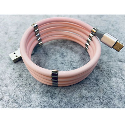 Colorful Absorción Cable magnético Celular Micro usb Apple iPhone C cable - Foto 4