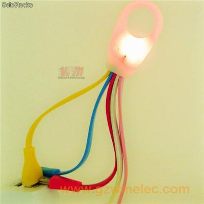 Colorful micro usb cable for mobile phone - Foto 2