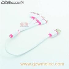 Colorful usb cable for mobile phone