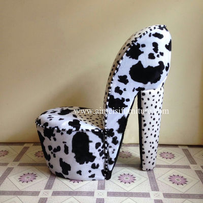 colorido diseño zapato de tacón alto en forma de muebles Silla de salón - Foto 5
