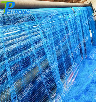 Colorido plástico HDPE red de pesca fabricante trenzado neto - Foto 2