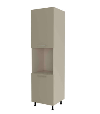 Columna horno con 2 puertas acabado en visón, 235 cm(alto)60 cm(ancho)60