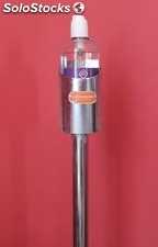 Columna zincada para gel hidroalcolico 500 ml.