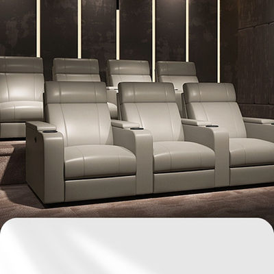 Combinación de sofá de cine en casa Sala audiovisual privada Cápsula espacial - Foto 5