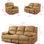 Combinación de sofás de oficina Sofá minimalista moderno Función reclinable - Foto 5