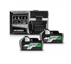 Combo pack Taladro DV18DC + Atornillador WH18DC + 2x Batería hikoki KC18DCWBZ - Foto 3