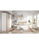 Cómoda para dormitorio modelo Marta 3 cajones acabado sahara/blanco, - 4