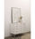 Cómoda para dormitorio modelo Punto 1 puerta 4 cajones acabado blanco, - Foto 5
