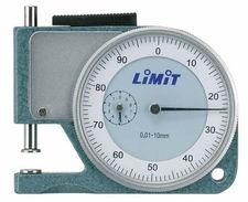Comparador de espesor analógico 10 mm. Superficie de medición 8mm LIMIT