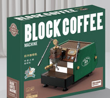 Compatible con LEGO, modelo de cafetera, Set de Cafetera y Molinillo, verde