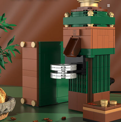 Compatible con LEGO, modelo de cafetera, Set de Cafetera y Molinillo, verde - Foto 4