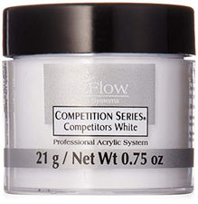 Competitors white ez flow 0.75 oz. a Polymer blanco para crear uñas. r:66064