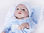 Complète silicone simulation baby doll 58cm - Photo 4