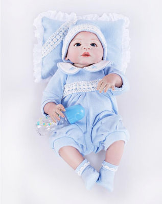 Complète silicone simulation baby doll 58cm - Photo 3
