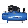 Compresor 200l 3hp monofasico correa doble piston abac