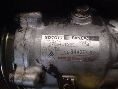 Compresor aire acondicionado / 9684432480 / sanden / 1341 / 4543887 para citroen - Foto 5