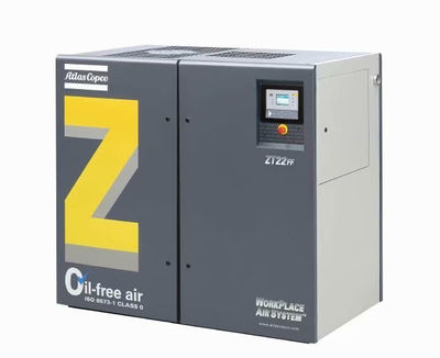 Compresor de aire sin aceite de tornillo y rotativo ZR15-22 y ZT30-45(VSD)