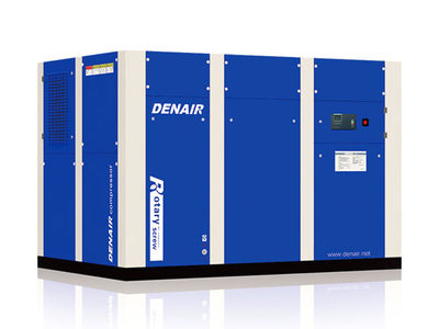 Compresor de tornillo lubricado Denair serie DVAH para alta presión, con VSD.