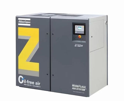 Compresor tornillo sin aceite para industria alimentos bebidas ZR55-90 ZT75-90