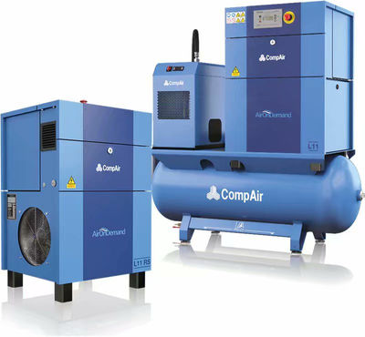 Compressor de ar do parafuso da lubrificação do óleo de CompAir L07-L22