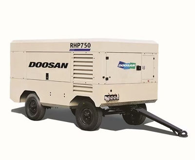 Compressor de ar do parafuso móvel do poder móvel de Doosan RHP750