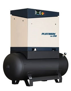 Compressor de Parafuso 20 hp lubrificado com reservatório 360 l - Foto 2