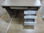 Comptoir de reception en bois melamine avec caisson mobile 1.40/1.60 m - Photo 4