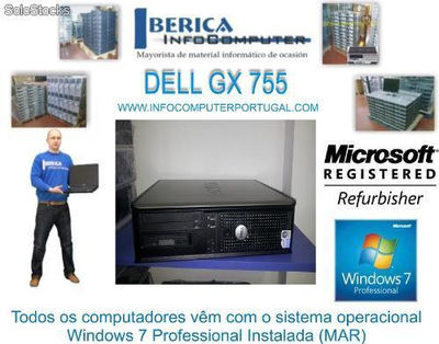Computador Dell 755 Desktop Core 2 Duo 2300 Mhz,4096 Mb Ram,160 Gb-wind 7 pro