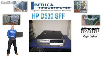 Computador hp d530 sff Pentium 4 2400 Mhz, 1024 mb Ram, 80 Gb hdd, dvd rom