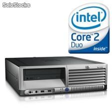 Computador hp dc 7700 sff Core 2 Duo 1800 Mhz com 1024 Mb Ram e 80 Gb hdd, dvd