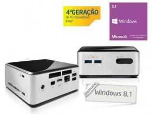 Computador ultratop nuc intel windows centrium C40104500 core I3 4010U 4GB hd