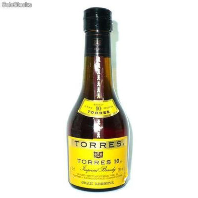 Coñac Torres 10 brandy 5 cl- envase cristal