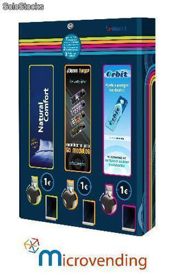 Condom, Chewing and Lighters vending machine uniblock3 3 channels