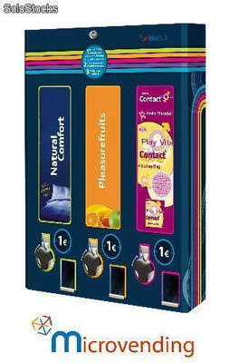Condom Vending machine 3 channels Uniblock3