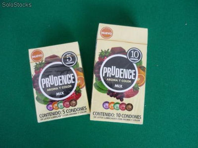 Condones Prudence Paquete Mix c/5 y c/10