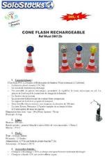 Cone flash rechargeable