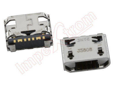 Conector micro USB de carregamento, dados e acessórios para Samsung Galaxy J1