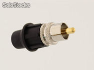 Conector rca macho para cable coaxial: rg6, rg59, rg58, etc..