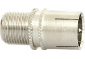 Conector tipo f macho de inserto rápido, para cable coaxial: rg6, rg59, etc.. - Foto 2
