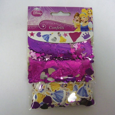Confettis Princesse couleur violet argent et rose avec confettis...