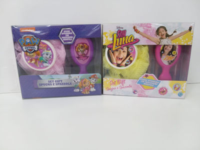 Confezioni regalo firmate per bambini con gel da bagno, spugna e spazzola - Foto 3